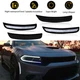 4x Smoke LED Side Marker Lights For 15-22 Dodge Charger R/T Scat Pack SXT GT SRT