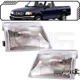 Pair LH RH Halogen Headlights fits FORD 98-00 RANGER