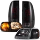 Headlights+Tail Lights Black Smoke Set For 1997 1998-2003 Ford F-150 Expedition