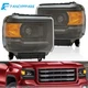Halogen Headlights Projector For 2014-2018 GMC Sierra 1500 2015-2019 2500 3500HD