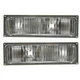 Fits 1988-1993 Chevy C1500/2500/3500 Parking/Signal Light Pair Composite