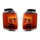 For 87-88 Toyota Pickup Truck RWD Corner Turn Signal Park Light Lamp Set Pair