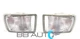 NEW FRONT BUMPER PARK SIGNAL LIGHT LENS SET W/O DRL FOR 03-05 TOYOTA 4RUNNER