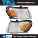 TRQ Corner Marker Light Set Fits 1993-1997 Toyota Corolla TO2550106 TO2551106
