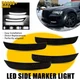 4PCS Smoked LED Front Rear Side Marker Light White For 2015-2023 Chrysler 300 E 4PCS Smoked LED Front Rear Side Marker Light White For 2015-2023 Chrysler 300 E