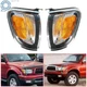 2PC Side Marker Corner Parking Lights Turn Signal Chrome For Toyota Tacoma 01-04 2PC Side Marker Corner Parking Lights Turn Signal Chrome For Toyota Tacoma 01-04