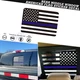 For Ford F150 F250 2015-UP Back Middle Window American Flag Decal Sticker, Blue