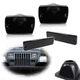 4X Smoke Lens Side Marker Lamp+Turn Signal Light For Jeep 1987-1995 Wrangler YJ