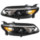Labwork Right&Left Headlights For Chevy Malibu 2016-2018 Black Housing Halogen