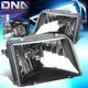 FOR 1993-1997 FORD RANGER EURO CRYSTAL HEADLIGHT LAMP W/LED KIT SLIM STYLE BLACK