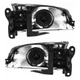 PAIR OF HEADLIGHTS FITS MAZDA 626 LX SEDAN 2001 2002 BY GG2A51040B GG2A51030B
