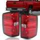 For Chevy Silverado 1500 2500 3500 2014-2018 19 Rear Tail Lights Brake Lamps Set