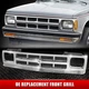For 91-94 Chevy S10 Blazer OE Style Front Bumper Grille w/ Diamond Mesh Insert