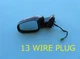 11 12 13 14 15 16 17 18 VOLVO S60 LEFT DRIVER SIDE VIEW DOOR MIRROR BLUE USED LH