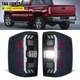 Gray Black LED Tail Lights Pair For 2014-2018 Chevy Silverado 1500 2500 3500