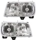  Driver and Passenger Side Headlight For GMC Yukon 1992-2000