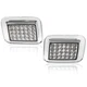 Pair Clear LED Corner Turn Signal Light Parking Lamp For Hummer H2 Base 2003-09