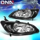 FOR 04-05 HONDA CIVIC SEDAN COUPE BLACK HOUSING CLEAR CORNER HEADLIGHT HEADLAMP