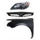 Headlight Kit Toyota Camry Halogen SE/Sport 2012-2014, Driver Side