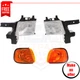 Corner Lights & Headlights kit 4 pc for 1999-2003 Dodge Ram 1500/2500 Van Base