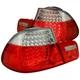 Anzo 321105 LED Tail Lamp For 2001-2006 BMW M3 Left & Right Red & Chrome Housing