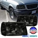 Fits 2001-2011 Ford 01-11 Ranger Smoke Headlights+Corner Turn Signal Lights