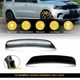 Smoked Lens White Full LED Front Bumper Side Marker Lights For Dodge 21+ Durango