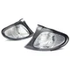 For 2002-2005 BMW E46 3 SERIES 4DR Sedan Corner Lights PAIR - Crystal Clear Lens