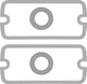 1973-74 Dodge Dart Park Lamp Lens And Socket Gasket Set 4-Pieces