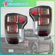 Full LED Pair Tail Light For Ford 2015-2020 F-150 Rear Lamps Dynamic Turn Signal