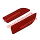 &radic; Left+Right Rear Bumper Fog Light Reflector Lens For Lexus CT200h ZWA10 11-17
