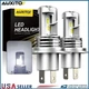 AUXITO 9003 H4 LED Headlight Bulbs Kit High Low Beam 6500K 12000LM White Lamp 2x