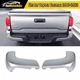 1D6 Silver Sky Rear Bumper End Caps W/O Sensor Holes For Toyota Tacoma 2016-2023