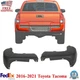 Rear Bumper End Caps Left & Right Side Set of 2 For 2016-2021 Toyota Tacoma