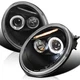Black Fits 1998-2005 Vw Volkswagen Beetle Halo Projector Headlights Left+Right