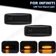 2x Sequential LED Side Marker Turn Signal Lights For INFINITI M35 M45 FX35 QX56