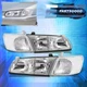 For 00-01 Toyota Camry XV20 Replacement Chrome Clear Headlights + Corner Lamps