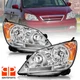 For 2005-2010 Honda Odyssey Chrome Headlights Replacement Assembly Pair