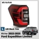 For 2022-2025 Ford Expedition Limited LED Tail Light Black Trim Left Driver LH