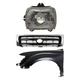 Grille Kit For 1997 Toyota Tacoma with Left LH Fender and Headlight