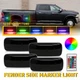 4X Rear Wheel RGB LED Side Marker Lights For Dodge RAM 2500HD 2010-18 68042143AA