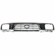 New For 1995-997 Front Grille Chrome Toyota Tacoma Upper Black Plastic TO1200197