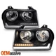 For 2005-2009 Chrysler 300 LED Sequential Signal [Halogen Type] Black HeadLights
