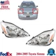 Set of 2 Headlights Headlamps Left & Right Pair For 2004-2005 Toyota Sienna