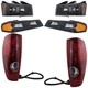 COLORADO / CANYON 04 12 HEAD LAMP RH AND LH 6-pc kit Assembly Halogen Black Inte COLORADO / CANYON 04 12 HEAD LAMP RH AND LH 6-pc kit Assembly Halogen Black Inte