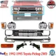Front Bumper +Grille Assembly +Headlight +Brackets For 1992-95 Toyota Pickup 2WD