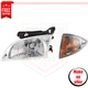 Corner Light and Headlight set of 2 pc for 2000-2002 Chevrolet Cavalier Base, LS