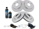 For 2012-2018 Ford Focus Brake Pad and Rotor Kit Front and Rear 19783RNCZ 2013