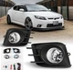 For 2011 2012 2013 Scion TC Clear Fog Lights Front  Bumper Driving Lamps PAIR