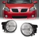 For 03-08 Toyota Matrix Pontiac Vibe Fog Light Clear Lamp Pair Wiring Kit Blubs